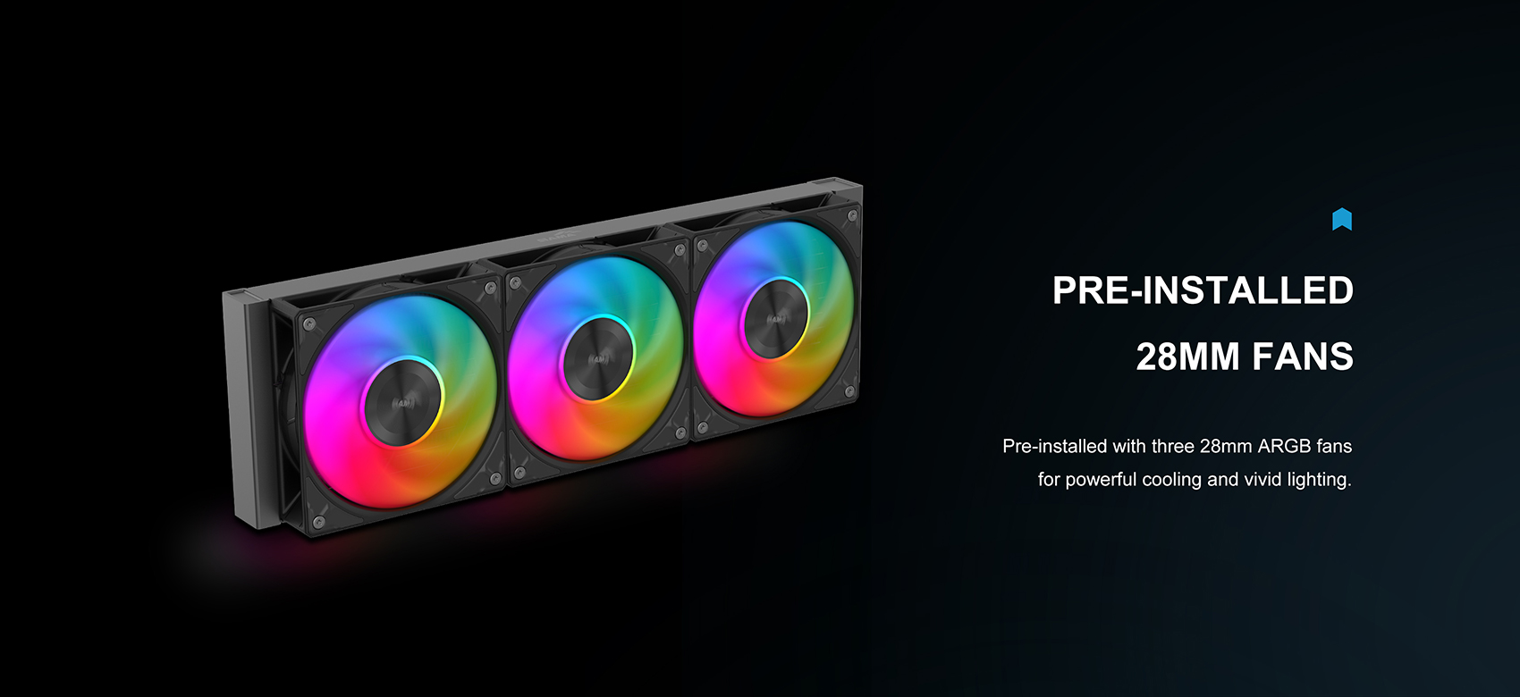 SAMA L70 360mm Liquid CPU Cooler AIO Cooler Black