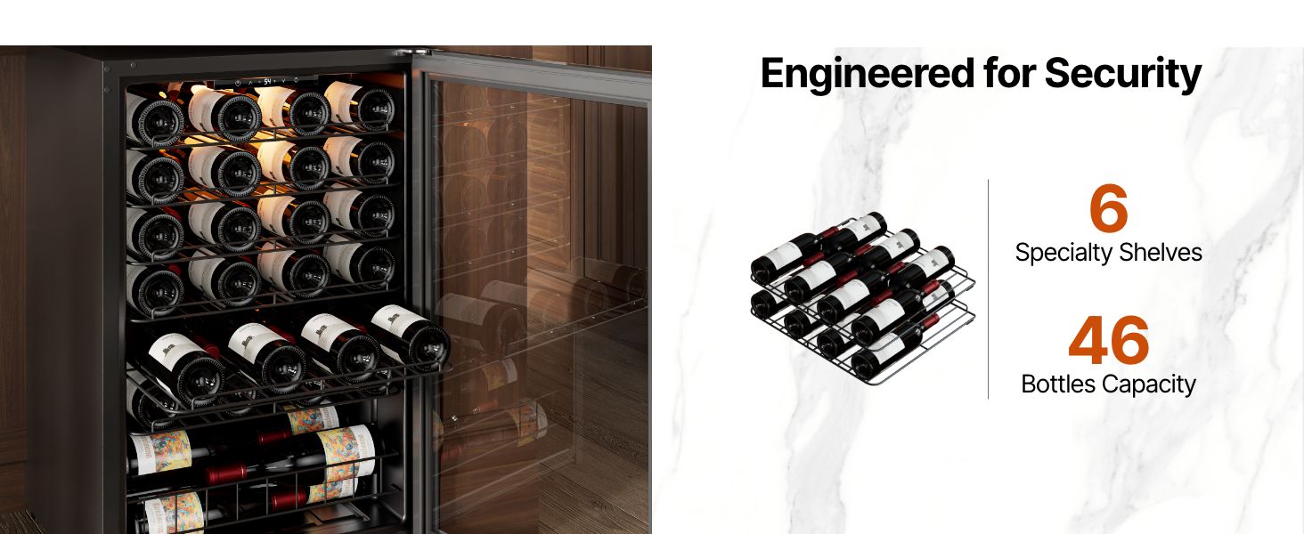 46 Bottle Mini Fridge