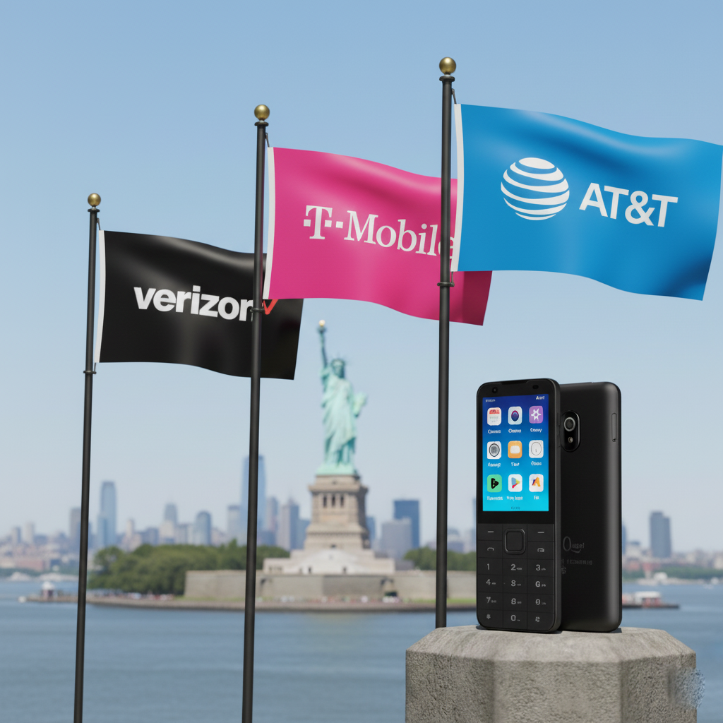 Supports AT&T, Verizon, and T-Mobile.