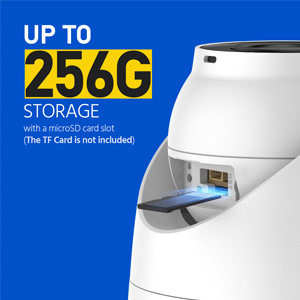 Support Micro SD Card / NVR Storage