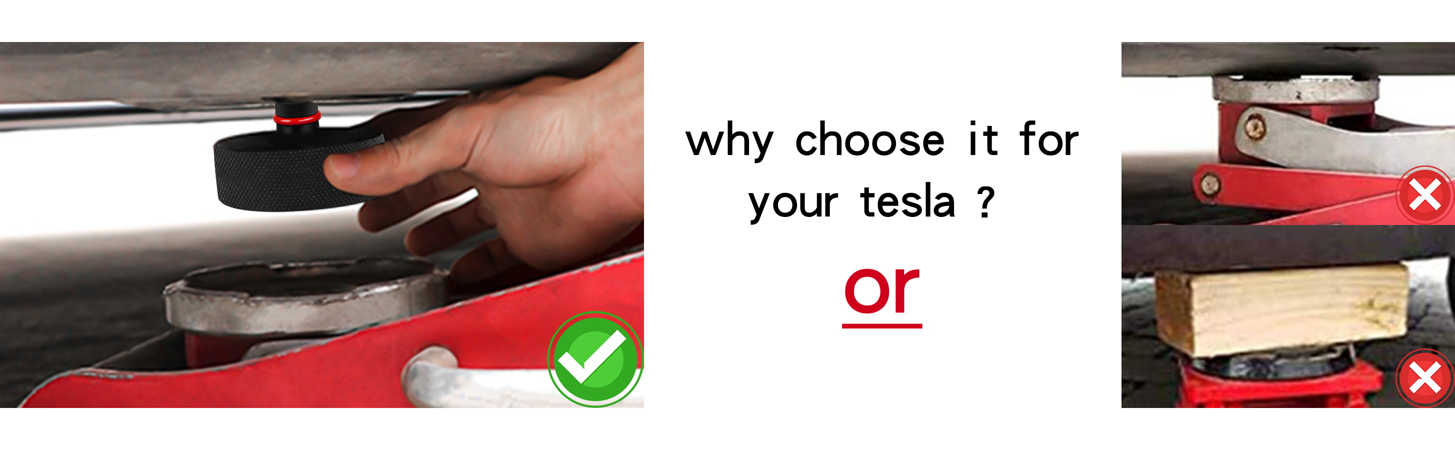 Tesla Model 3/Y/S/X Jack Pad