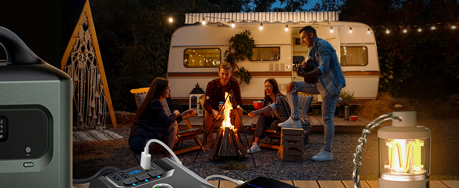 Car Auto Cigarette Lighter Splitter, 120W Car Charger Adapter with USB & PD, 7 in 1 Multi Port Power