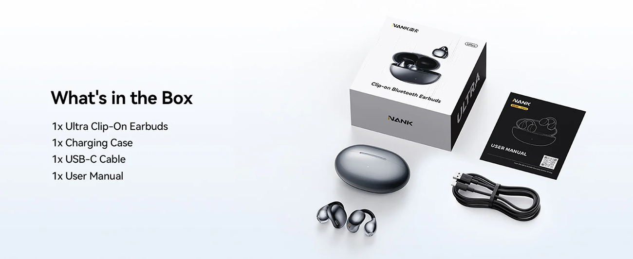 NANK Ultra Clip On Earbuds