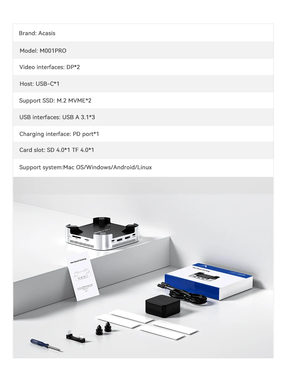 Acasis Mac Mini Docking Station