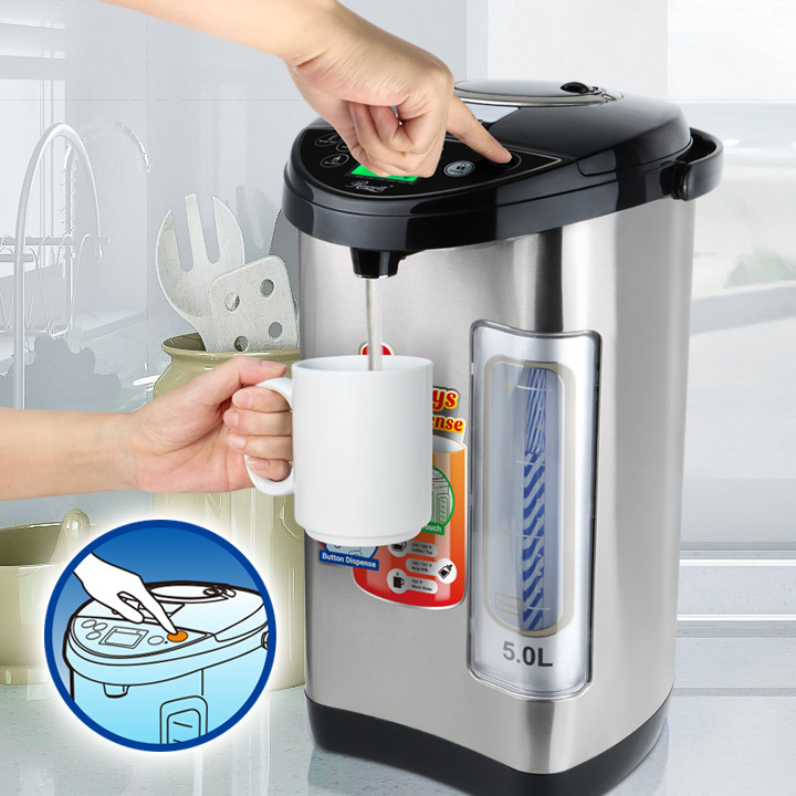 4.0 Liter Hot Water Dispenser R-HAP-15002 Rosewill Electric Hot Water Boiler and Warmer Stainless Steel / White 