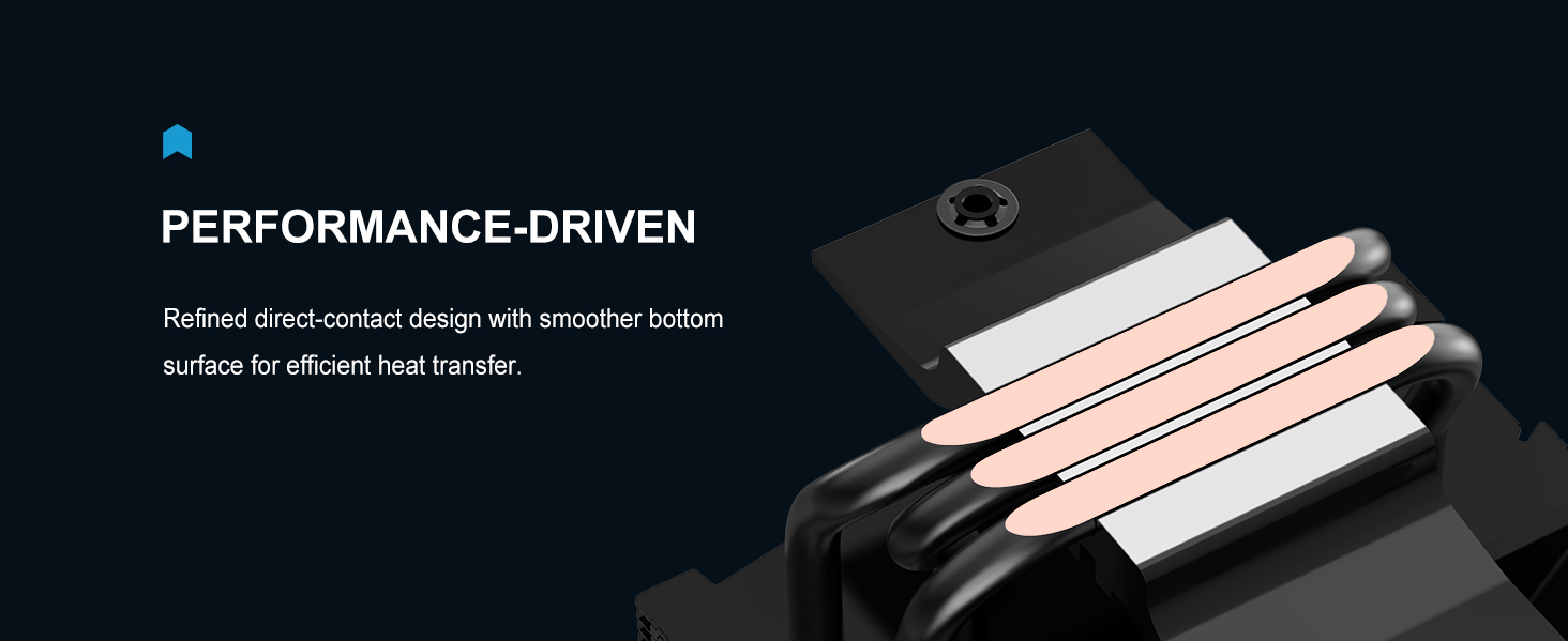 SAMA X30 Single-Tower CPU Air Cooler Black