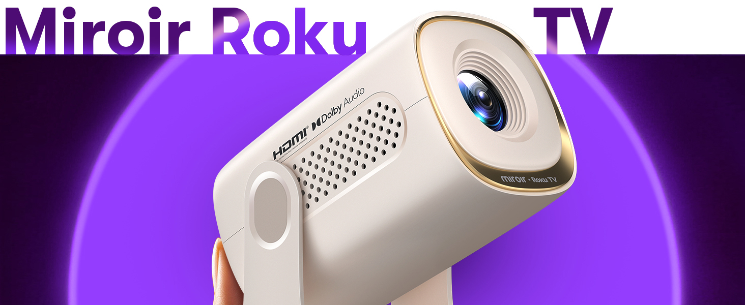 Miroir RK100 Roku TV Smart Projector