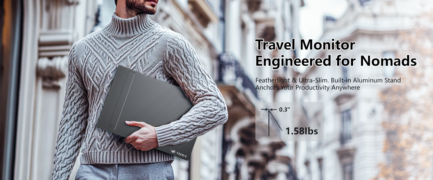 16 Inch Portable Monitor for Laptop