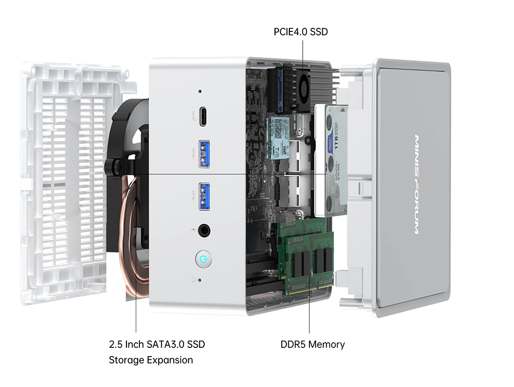 MINISFORUM Venus Series NPB5 Mini PC Intel 13th Gen Core i5-13500H