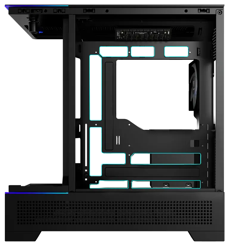 Gamdias ATLAS P6 CG ATX Mid Tower Computer Case