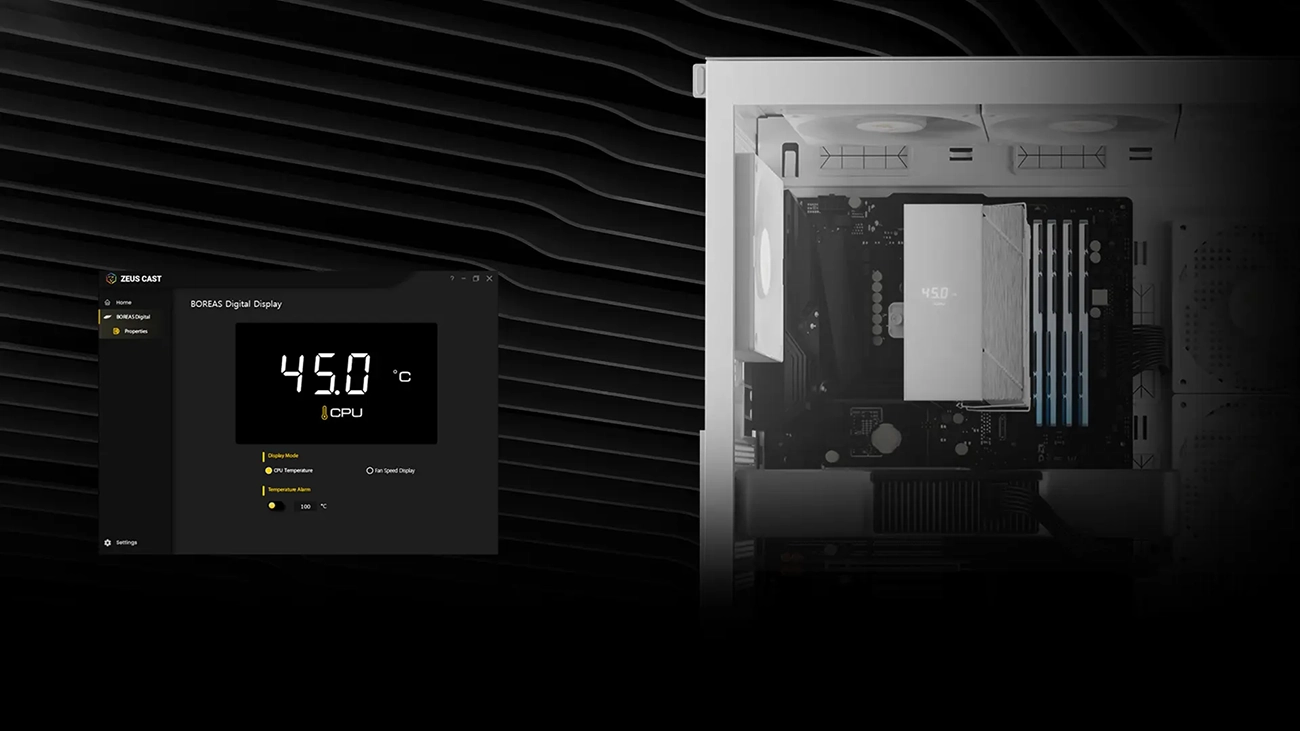 Gamdias BOREAS M2-51D WH ARGB CPU Air Cooler