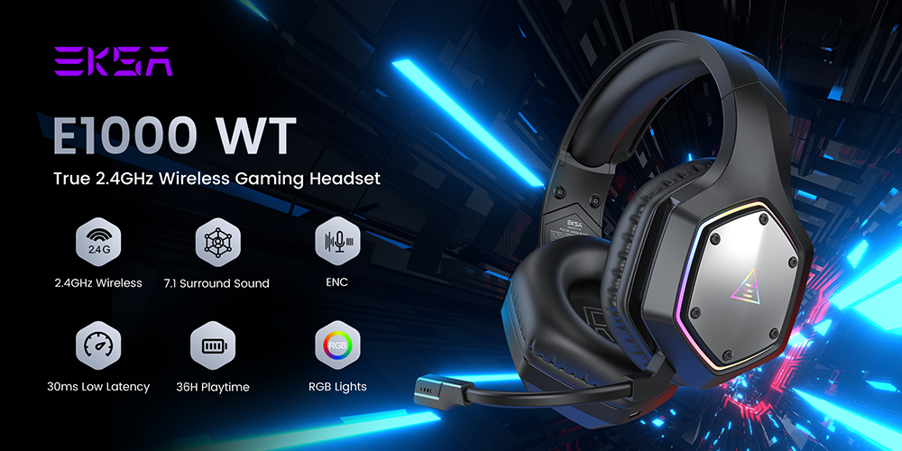 E1000 wt  gaming headset