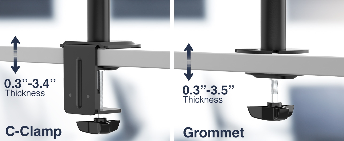 eco single monitor arm, spring-assisted desk mount, budget VESA screen mount, affordable ergonomic