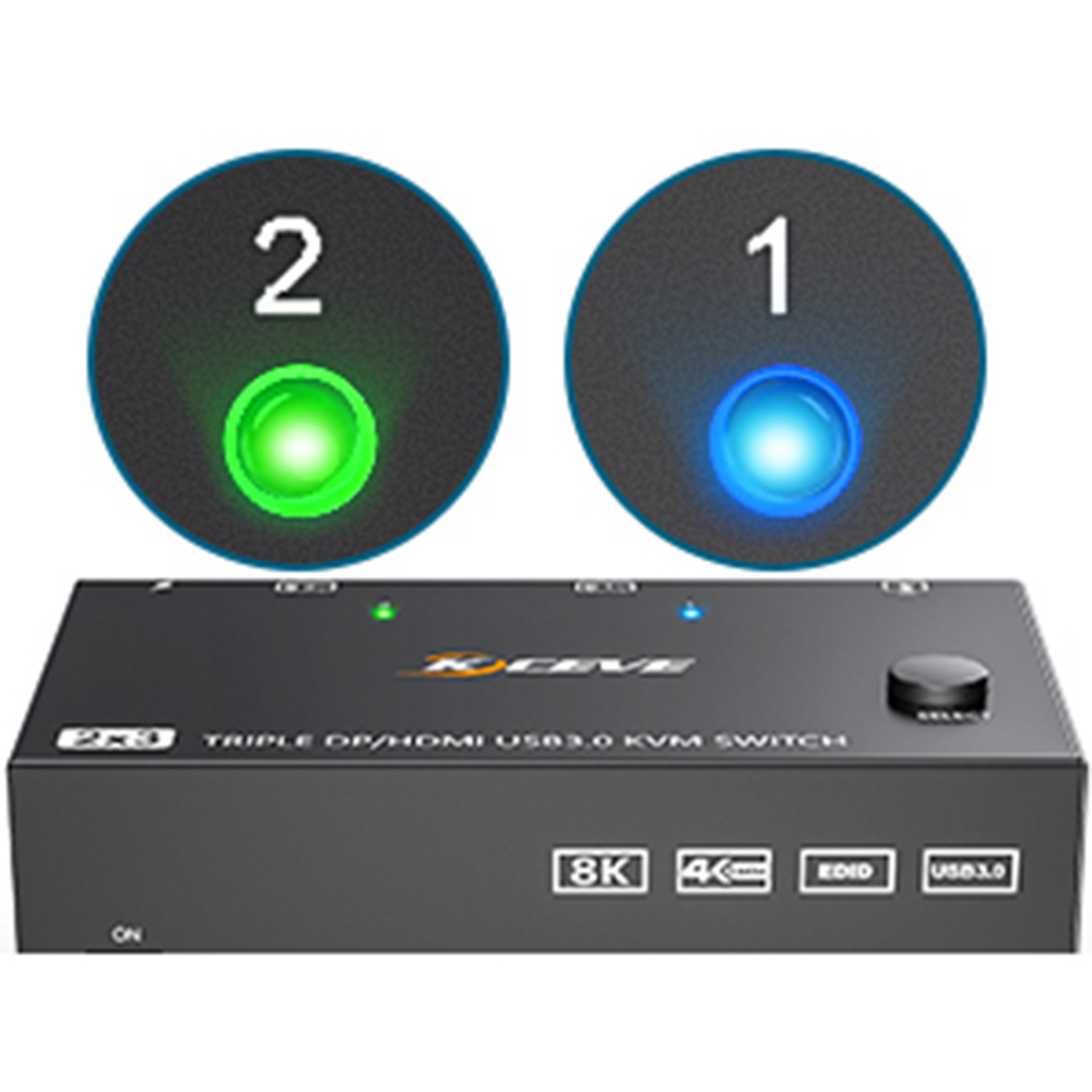 Indicator Light A 12V power adapter is included in the package, which solves the problem of insuffic