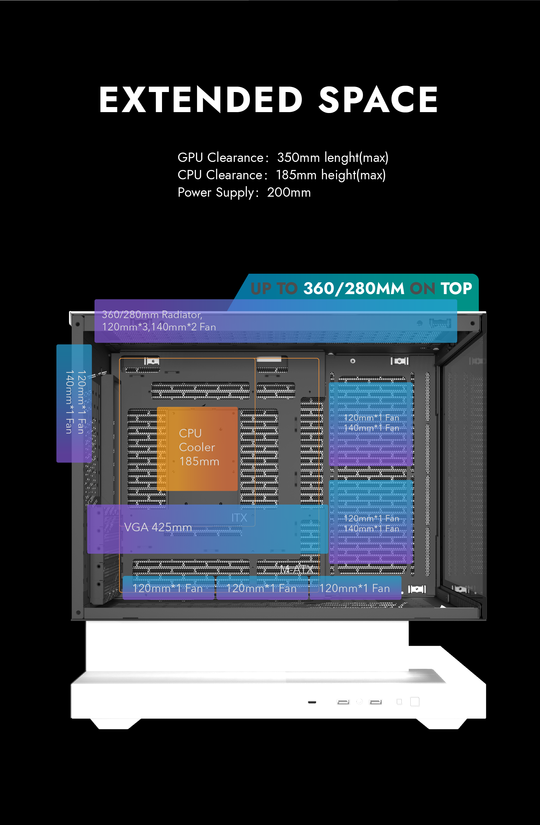 FLOATRON F1 M-ATX PC Case