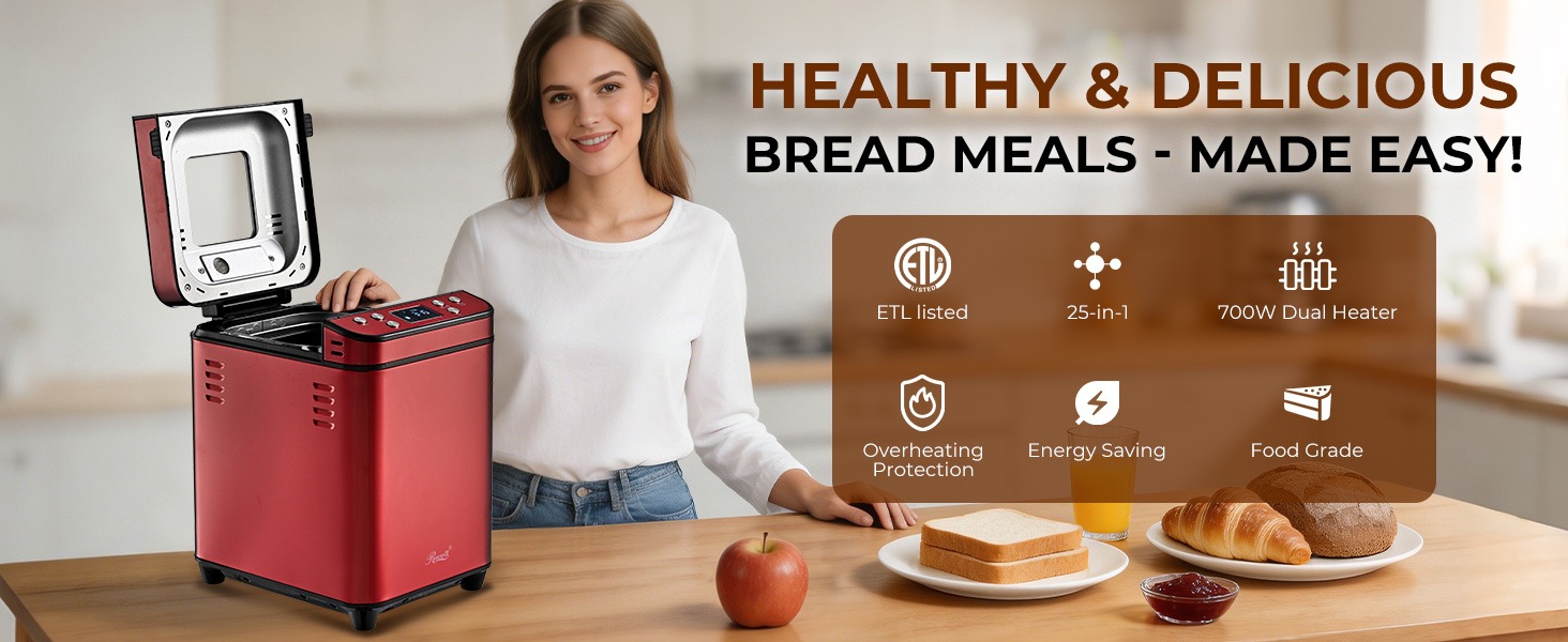 Rosewill RHBM-25001RD Bread Maker