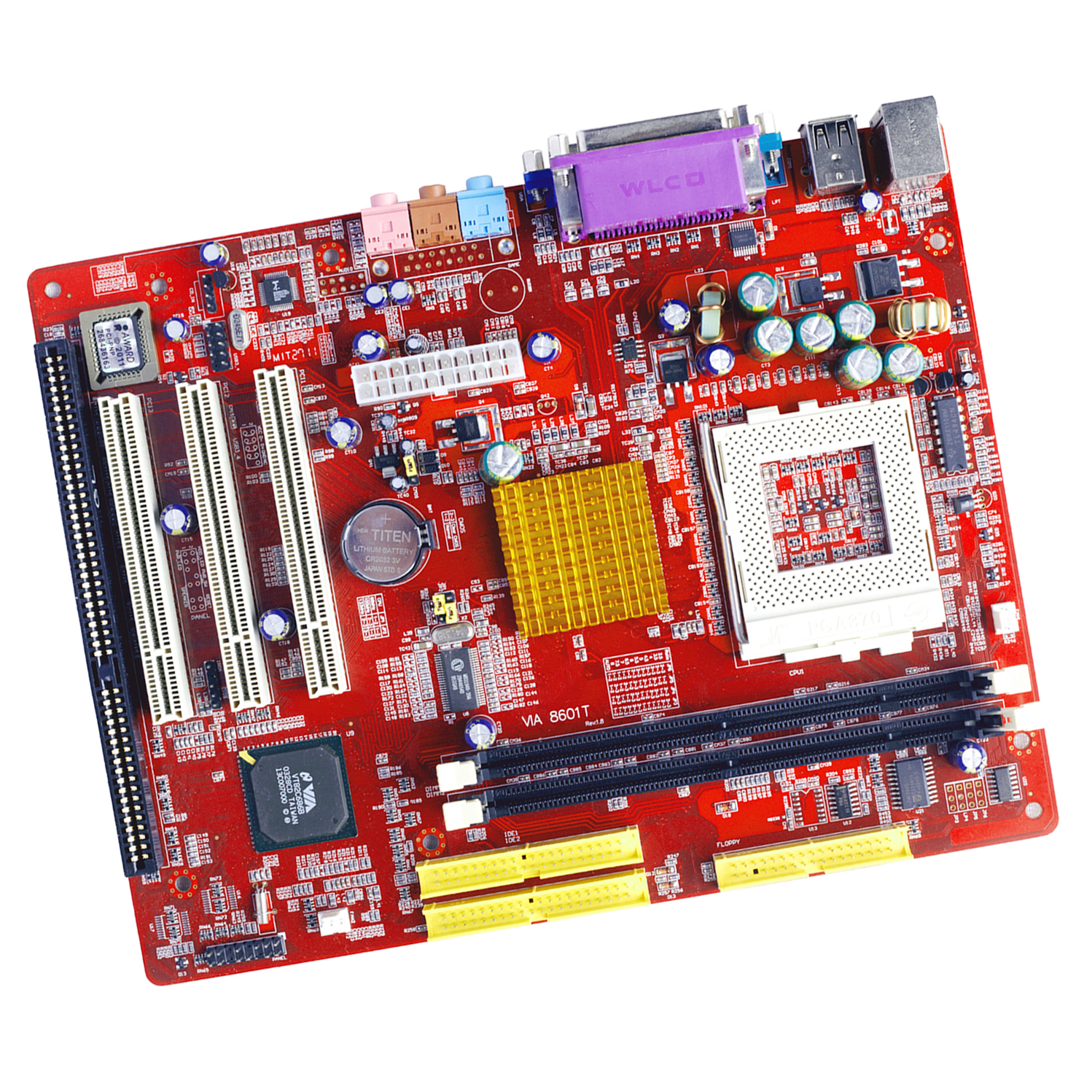 mATX Motherboard with ISA PCI Slots