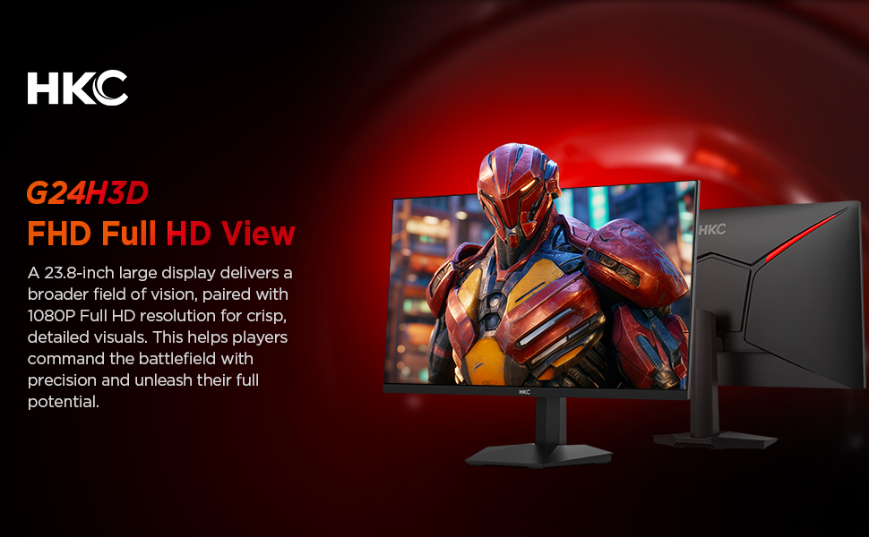 HKC G24H3D Gaming Computer Monitor