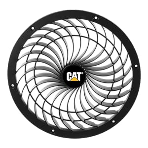 CAT 14-inch High-Velocity Drum Fan - Yellow