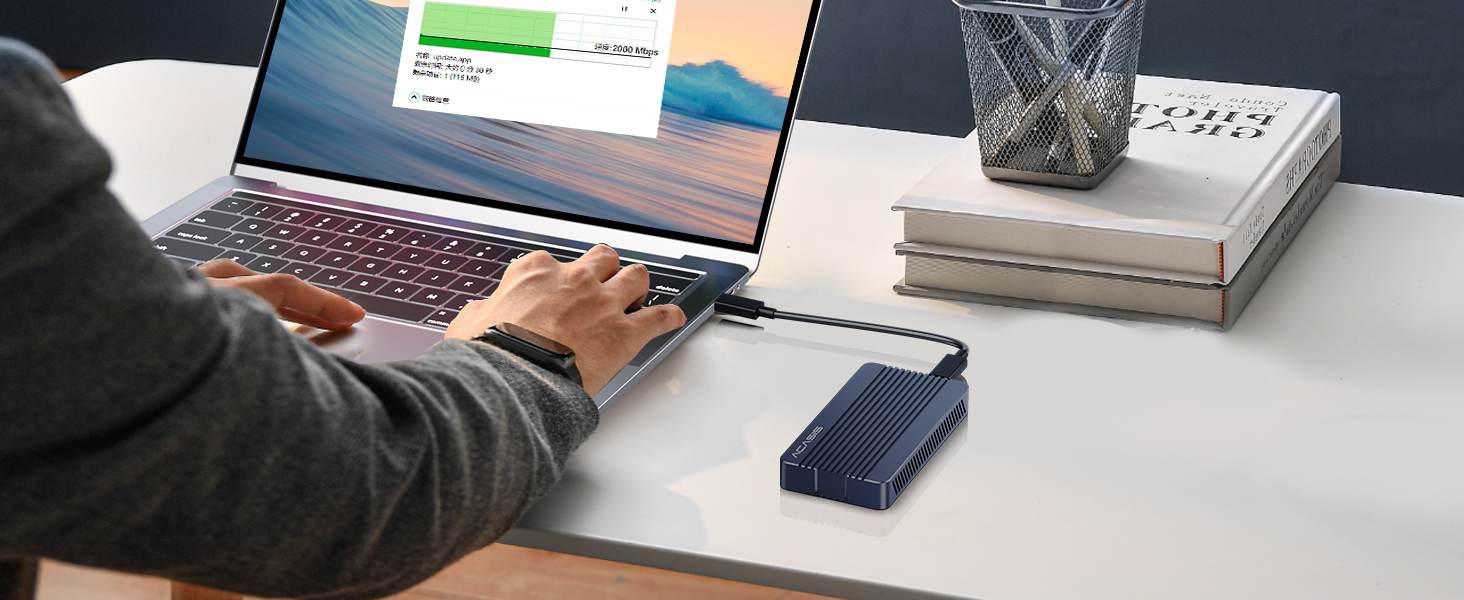  ACASIS 40Gbps M.2 NVMe SSD Enclosure, USB-C Aluminum External  Hard Drive Enclosure, for M1 Pro/Max Mac, Support 2280 B+M M-Key PCIe,  Compatible with USB4/3.2/3.1/3.0/2.0 : Electronics