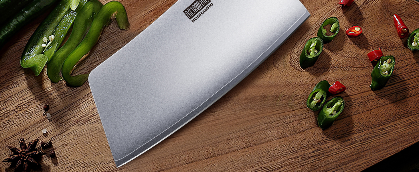 The Chinese Cleaver knife has a wide range of application value in the kitchen with its unique desig