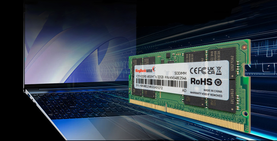 Kingbank 32GB 262-Pin DDR5 SO-DIMM DDR5 4800 (PC4 38400) Laptop Memory