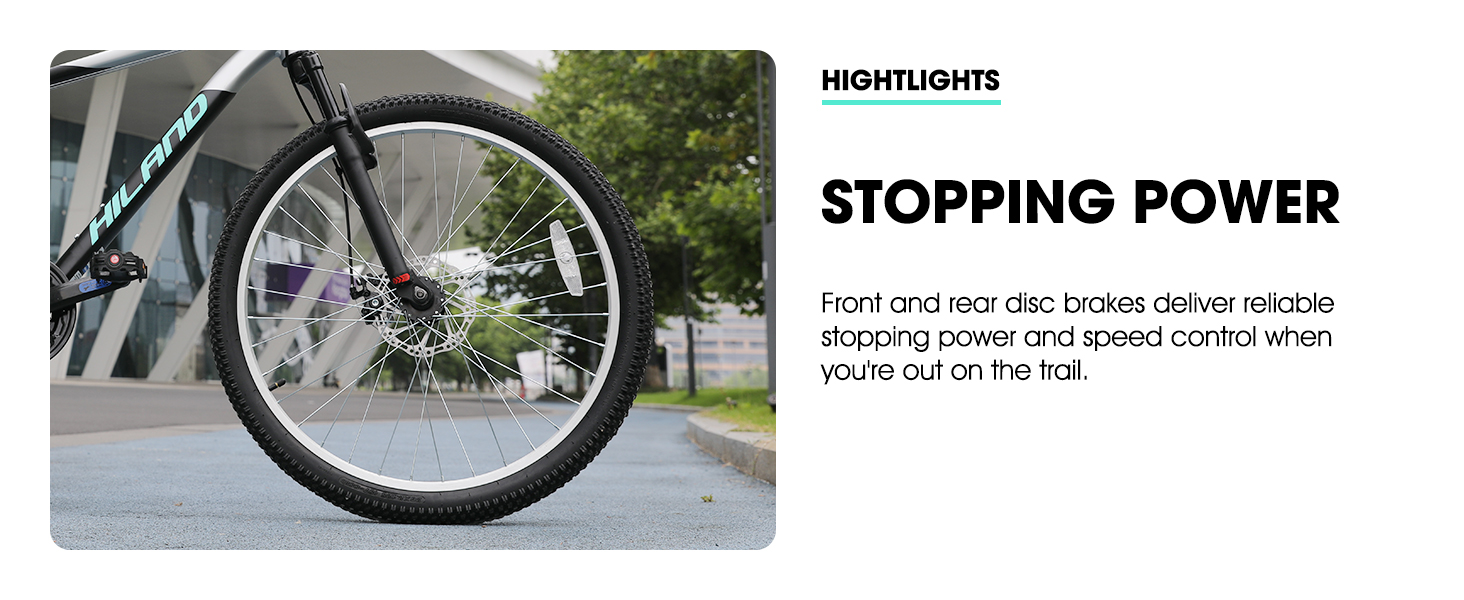 mountain bike MTB mountain bicycle men women adult mens womens 18 speed suspension fork