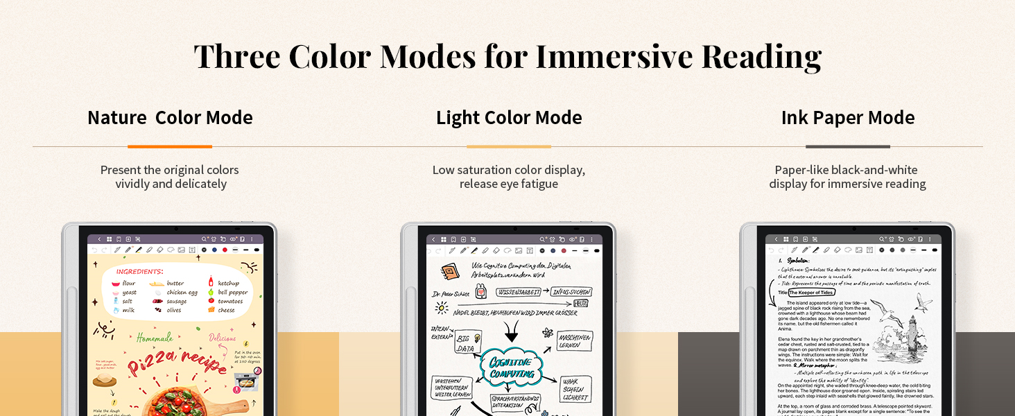 3 color modes