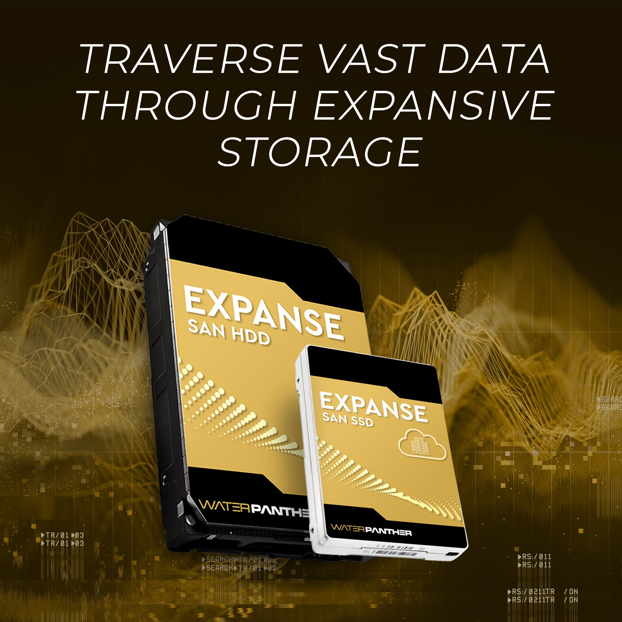 Traverse vast data through expansive storage with wp expanse san drives