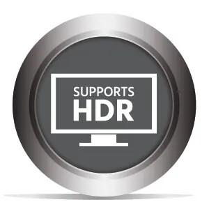 Supports HDR