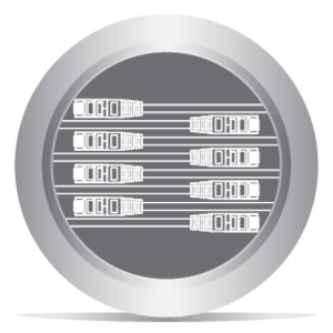 Cat6 6in Black Component Level Patch Cable, UTP, 28AWG, 550MHz, Pure Bare Copper, Snagless RJ45