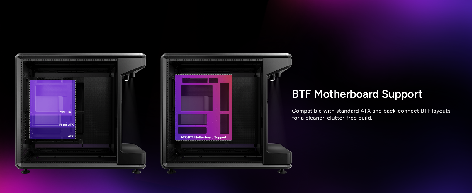 Cooler Master MasterFrame 360 Stage Mirror ATX Mid-Tower PC Case