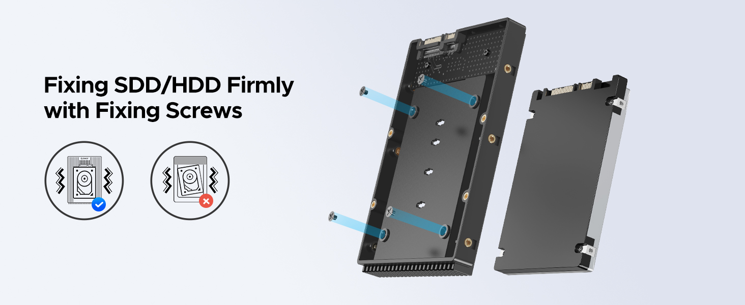 2.5 SSD SATA to 3.5 Hard Drive Adapter