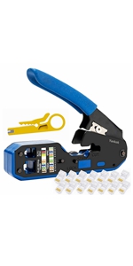 Yankok RJ45 RJ12 RJ11 Network Crimper (HT668A)