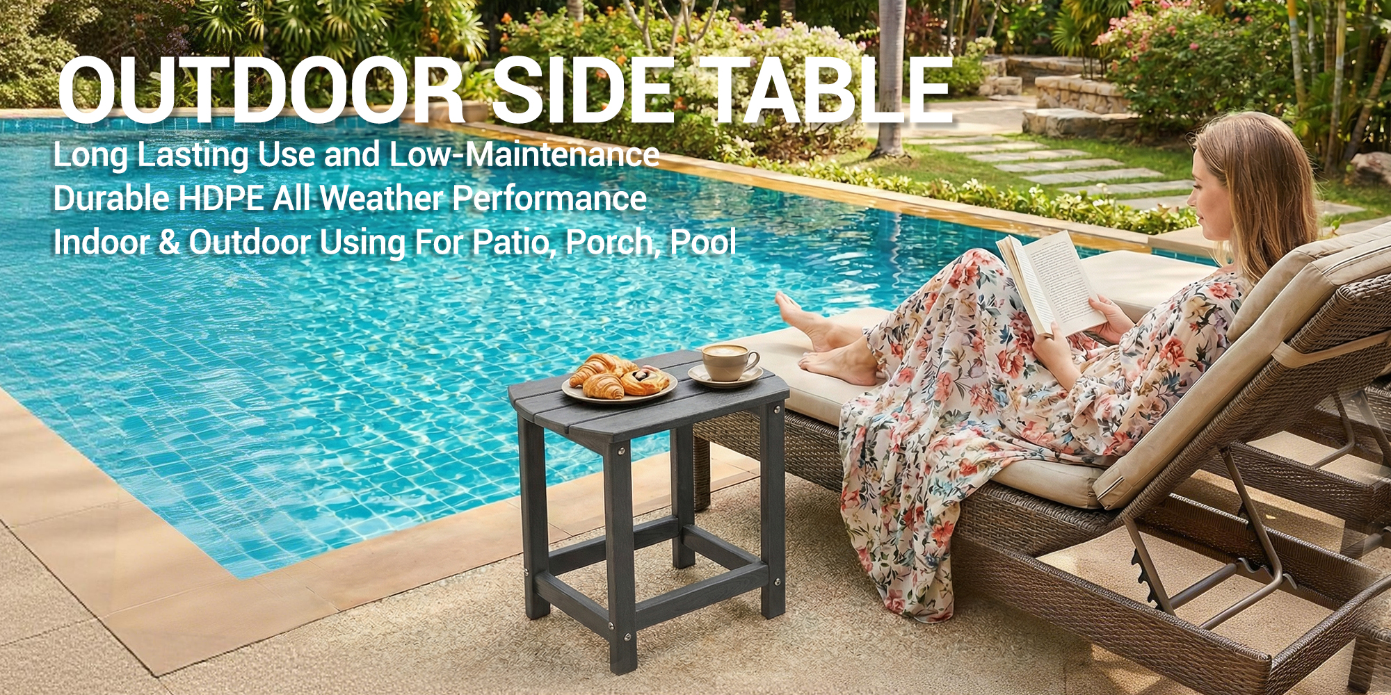 OUTDOOR SIDE TABLE