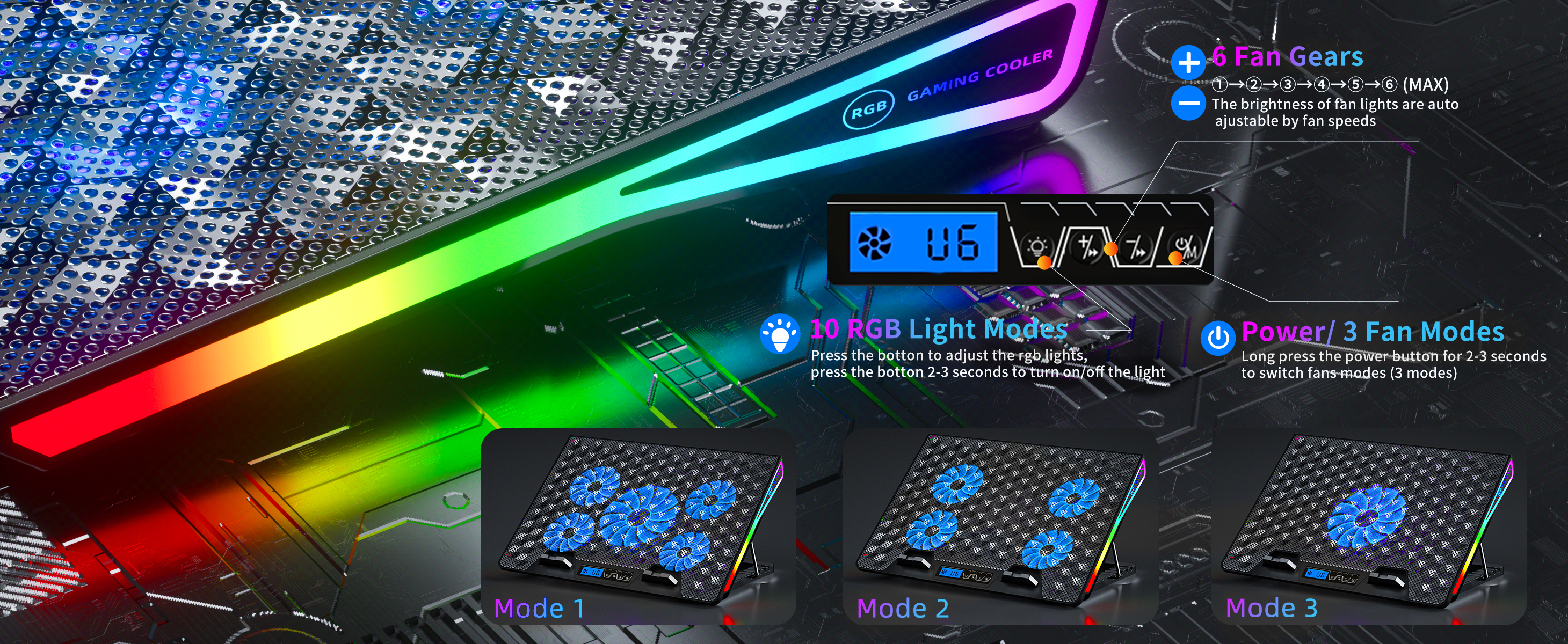 gamer laptop fan cooling pad for lenovo IdeaPad Legion ThinkPad ThinkBook Yoga laptops