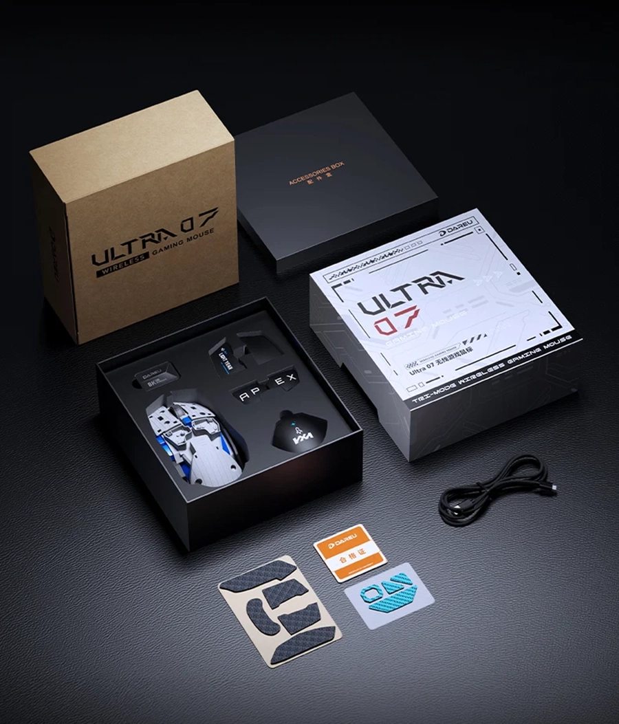 DAREU ULTRA 07 Tri-mode Modular Gaming Mouse