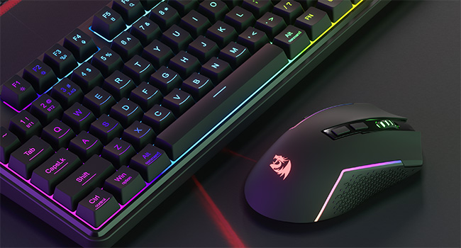 Redragon Wireless K526 PRO Membrane Keyboard & M693 PRO Gaming Mouse Combo