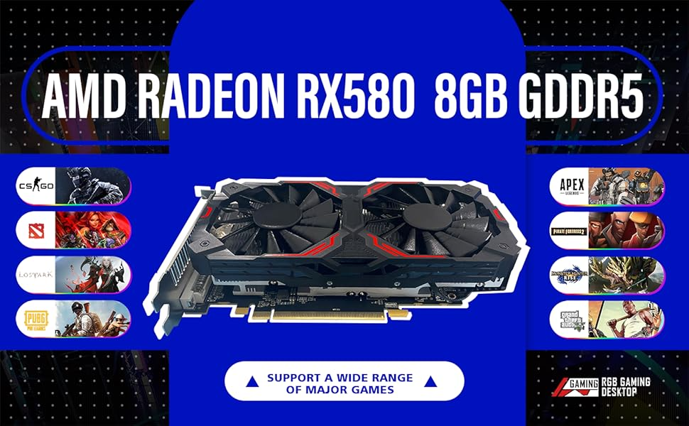 WHAT'S IN THE BOX  XEON E5 2637 V3 Radeon RX 580 8G 16G RAM 1T SSD RGB Fan x 4 RGB Keyboard RGB Mous