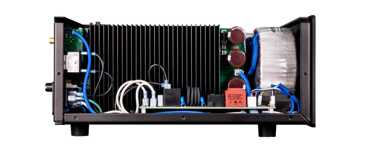 Monoprice Monolith TwoChannel Stereo Power Amplifier Black With