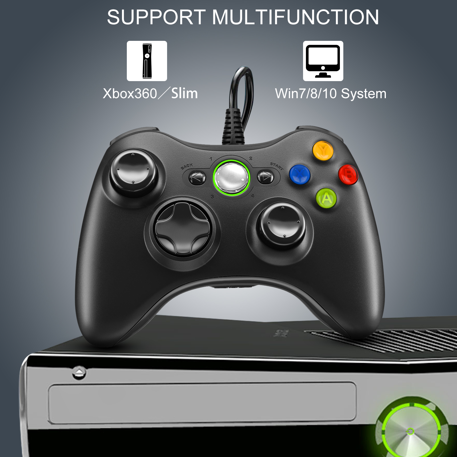 Upgraded joysticks and sensitive buttons provide players with precise control and fast response, whi