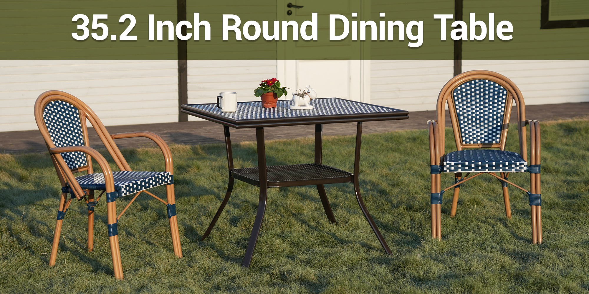 35.2 Inch Round Dining Table