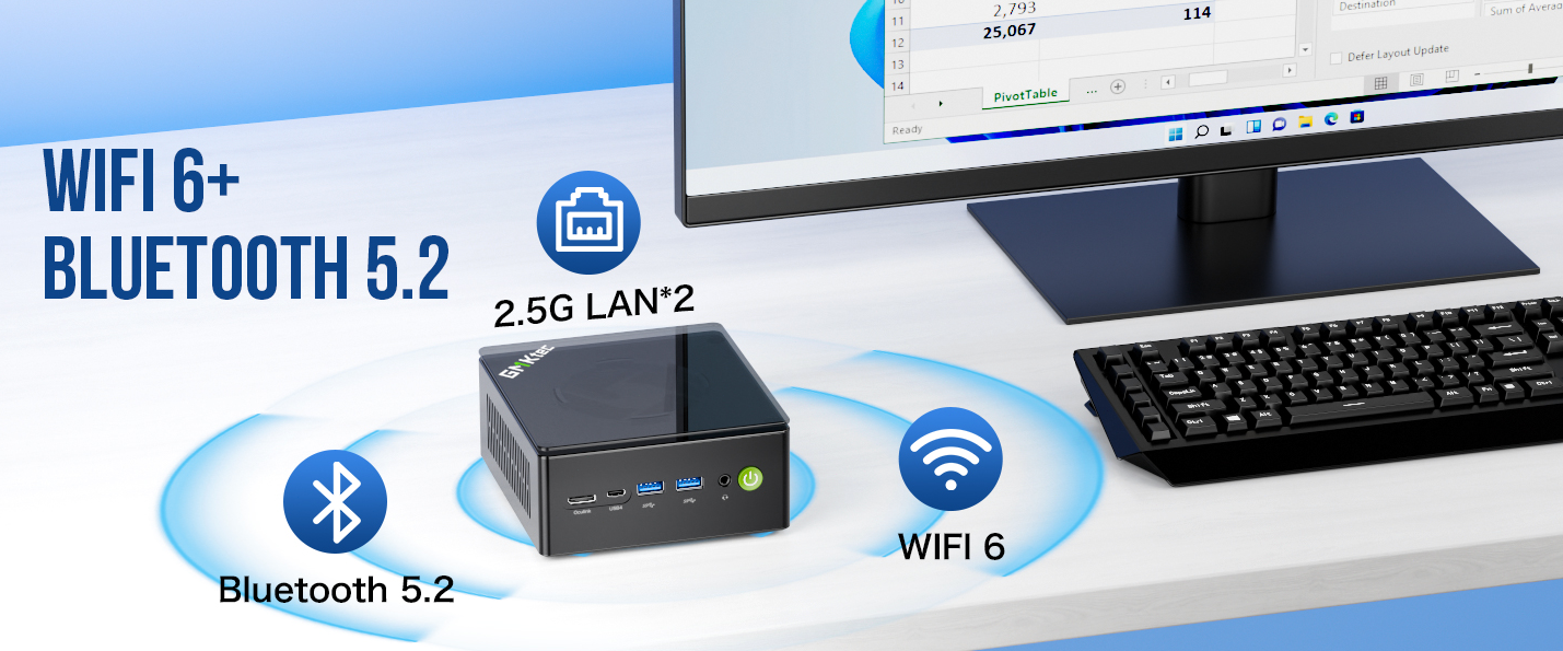 WiFi6+ BLUETOOTH 5.2