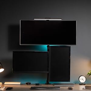 Mounting your monitors is easy with removable VESA plates that attach to the back of your screen and