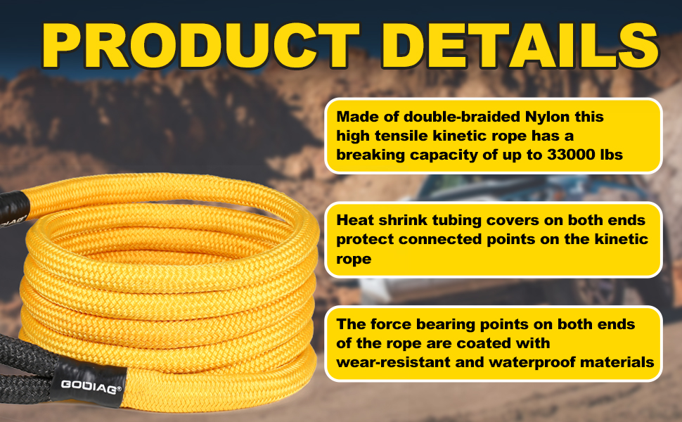 GODIDAG Kinetic Rope 6M
