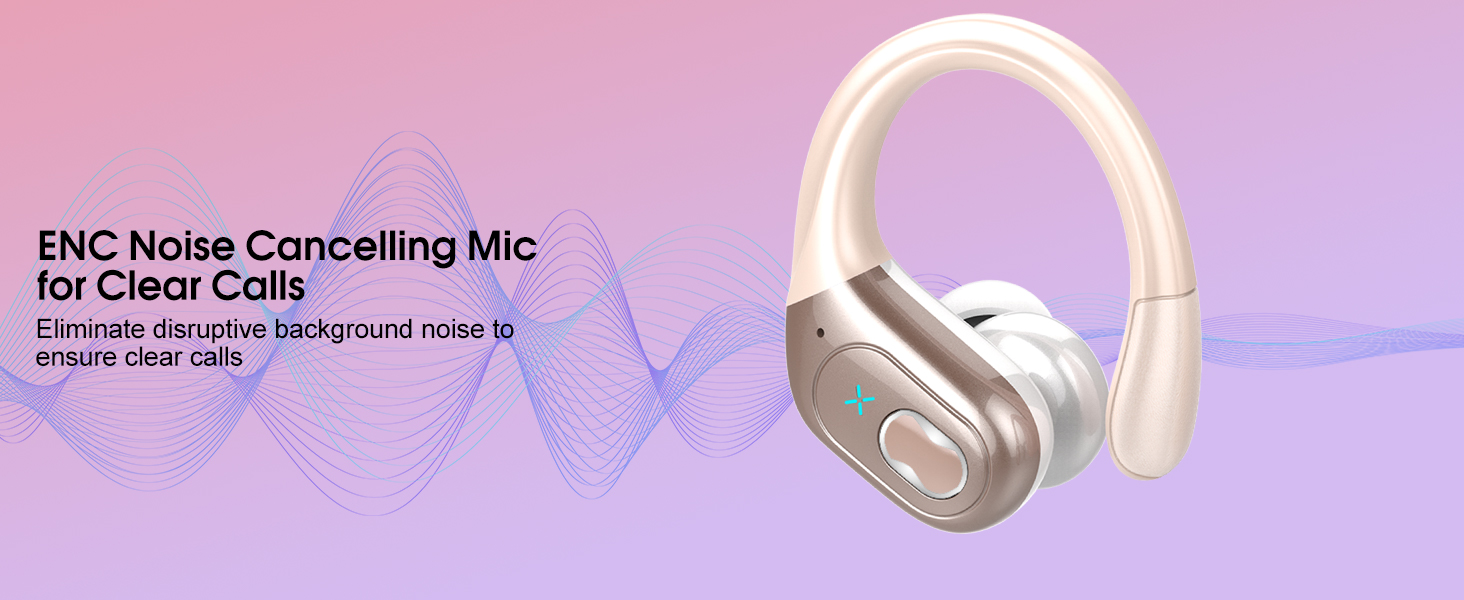 Wireless Earbuds 75hrs Bluetooth 5.4 Headphone Sport, Bluetooth Earbuds Stereo Deep Bass Over Ear Bu