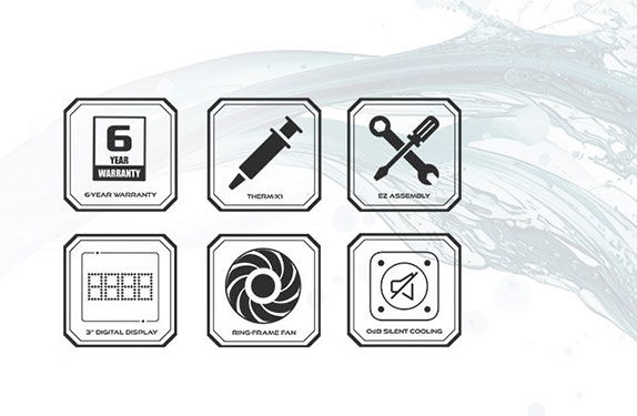 ASRock Challenger White 240 Digital AIO Liquid Cooler