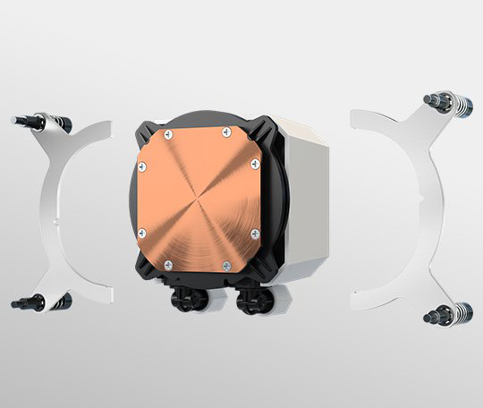 ASRock Pro White 240 ARGB AIO Liquid Cooler