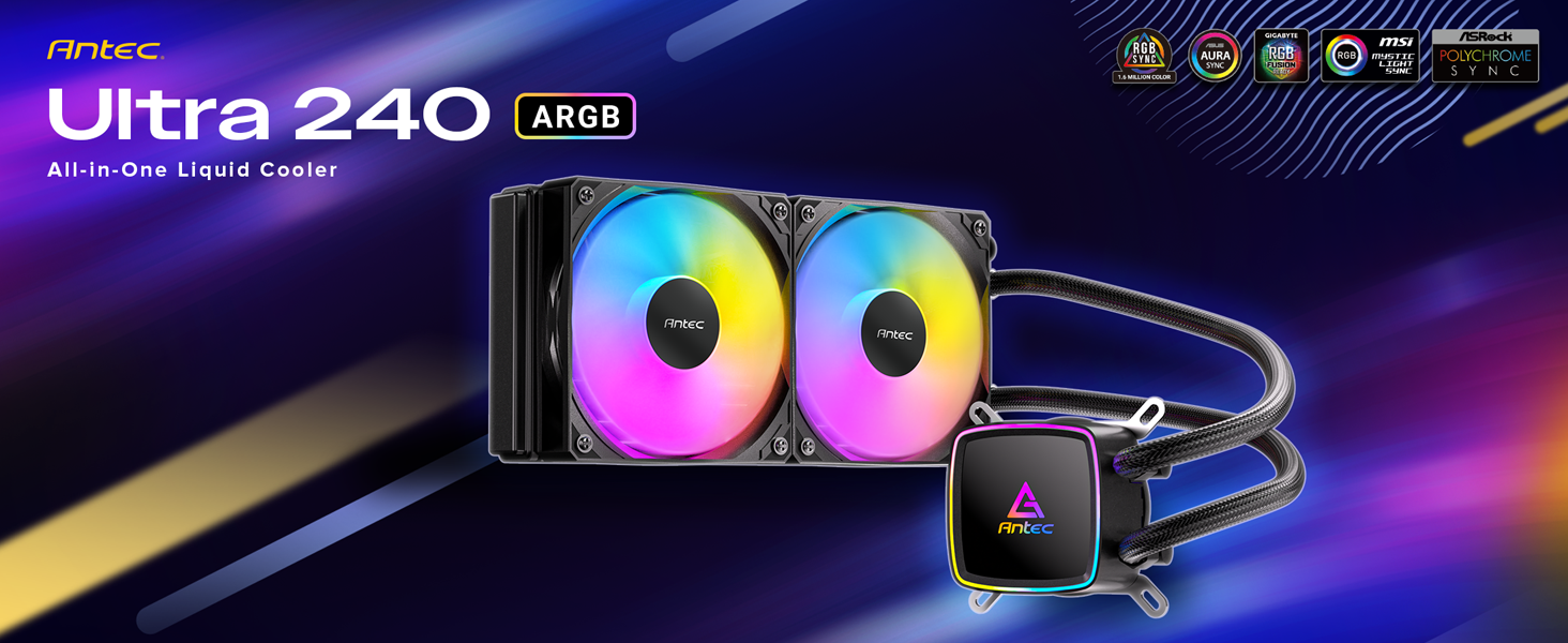 Antec Ultra 240 ARGB Liquid CPU Cooler
