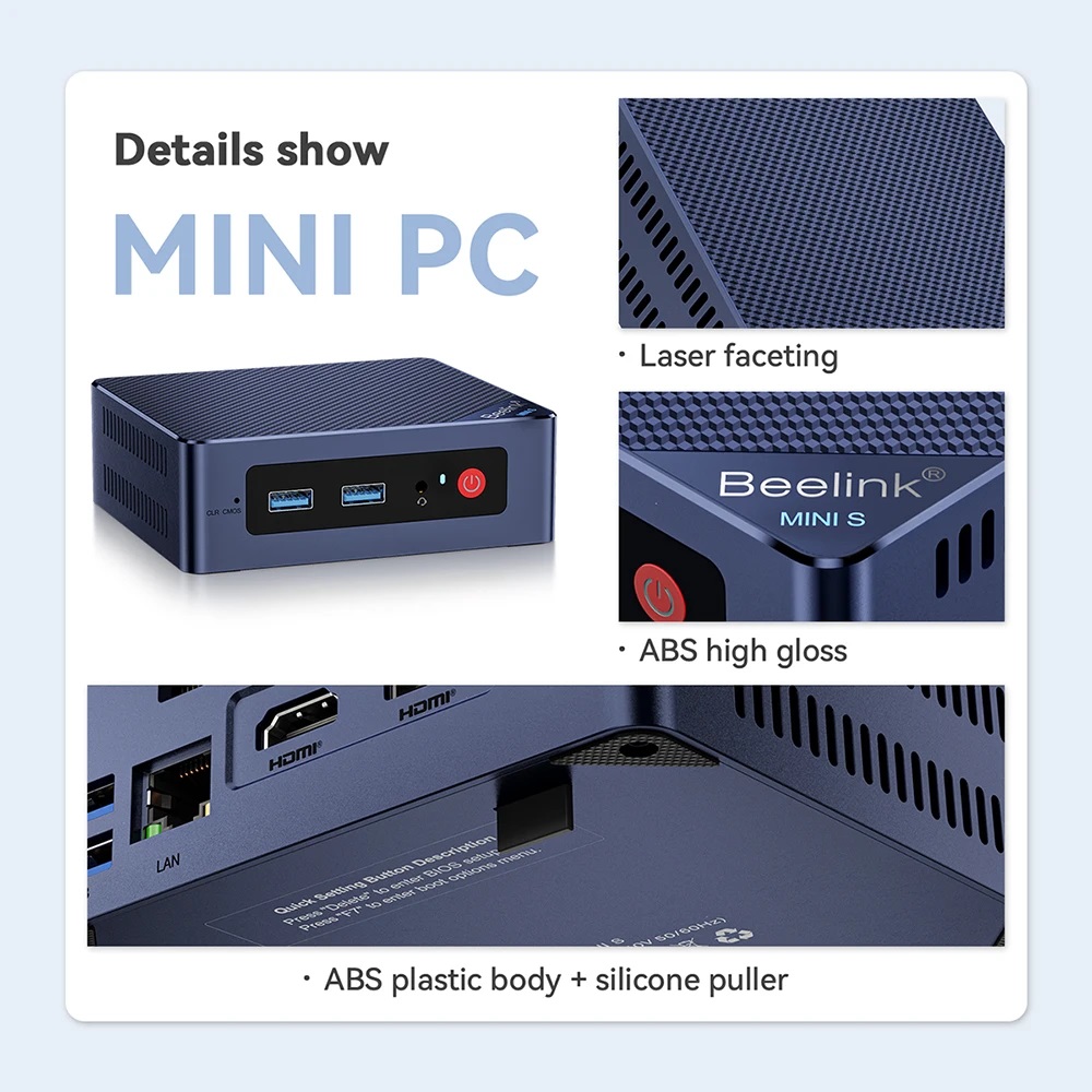 Amazon.com: Beelink Mini S12 Pro Mini PC - 12th Gen Intel
